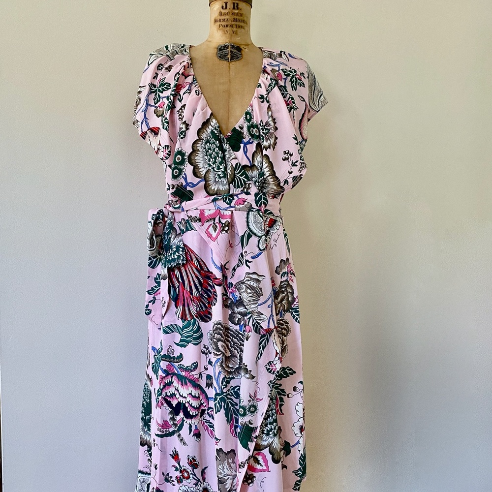 Tory Burch Adelia Floral Wrap Dress XS - Picture 11 of 16